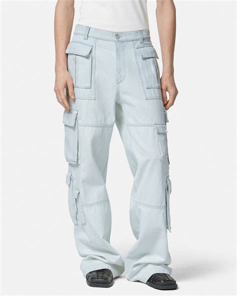 versace cargo jeans